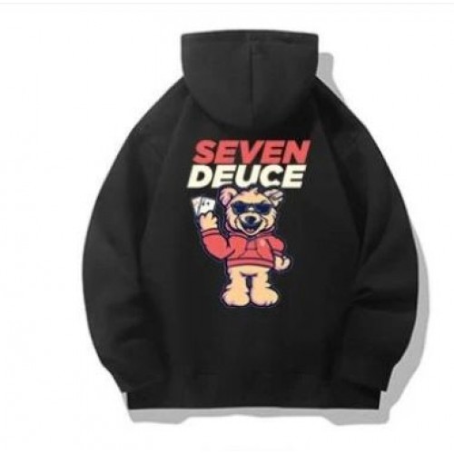 72 Teddy Hoodie black