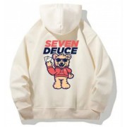 72 Teddy Hoodie cream