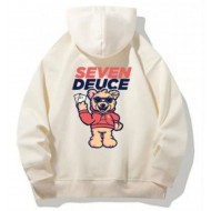 72 Teddy Hoodie cream